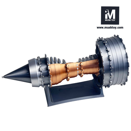 Musk Toy™ TR900 Turbofan engine model 1:24(47cm / 18.5in),speed adjustable,TYPE-C interface charging