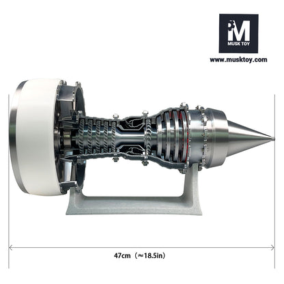 Musk Toy™ TR900 Turbofan engine DIY model 1:24(47cm / 18.5in)